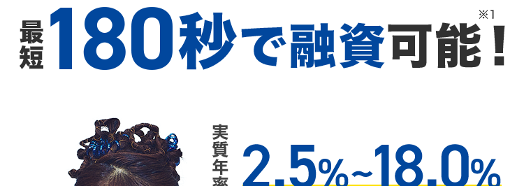 副業やアルバイト、 懸賞当選等と偽り、
金銭を騙し取る事案が発生しています。 ご注意ください!
プロミスでのキャッシングなら
最短
X1
180秒で融資可能!
実質年率 融資額
12.5%-18.0%
1万円~800万円
ooo
DOO
はじめての方なら
30日間利息
0円
Web完結なら
郵送物なしだから
誰にも知られない ※3
※1 状況により、ご希望に添えない場合がございます。
※2 [対象] プロミスを初めてご利用いただく方のうち、メールアドレスをご登録のうえ、書面の受取方
法で 「Web明細」 を選択いただいた方。
Web明細 会員サービスからご利用明細書および受取証書などを確認できるサービスです。
※3 Webでお申込いただき「アプリでかんたん本人確認」をご選択いただいた方が対象となります。